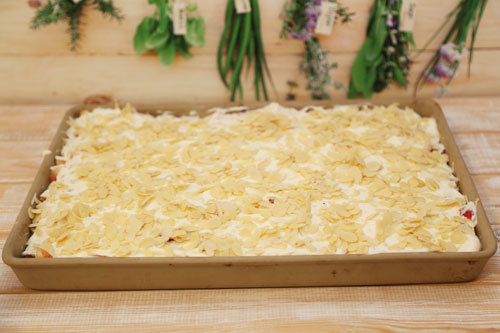 Pampered Chef Apfelkuchen vor dem Backen