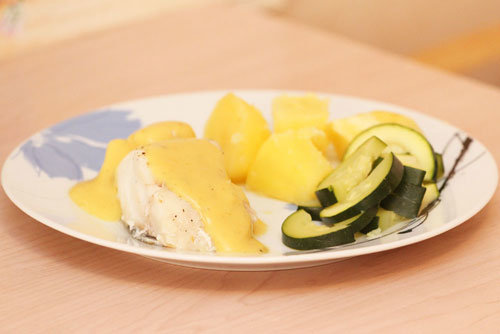 Thermomix Kabeljau Dill-Senfsauce