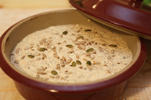 Pampered Chef schnelles Dinkelbrot Teig