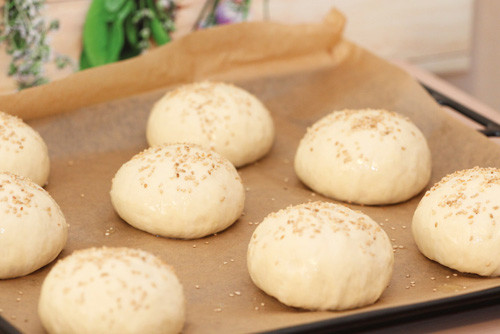 Thermomix Burger-Brötchen Teiglinge