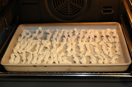 Pampered Chef Pizzastangen im Ofen
