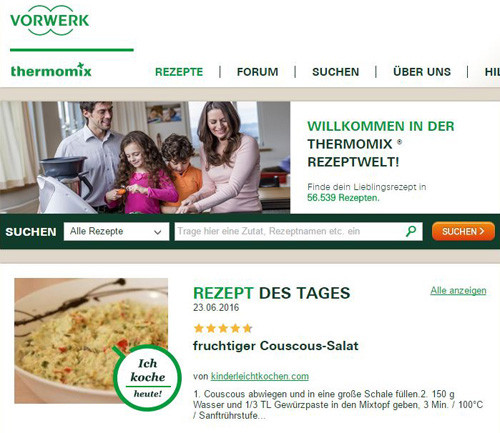 Thermomix Couscous-Salat Rezept des Tages
