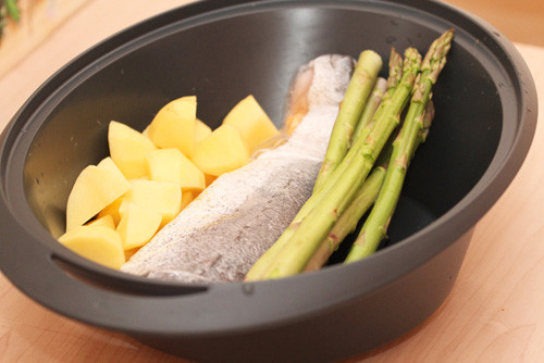 Thermomix Seehecht in Varoma